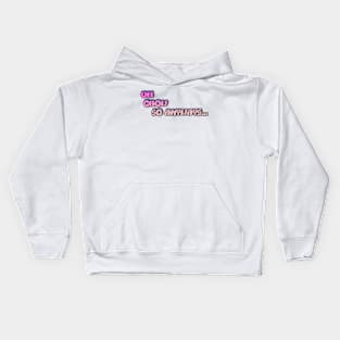 Um chow so anyways Merch Kids Hoodie